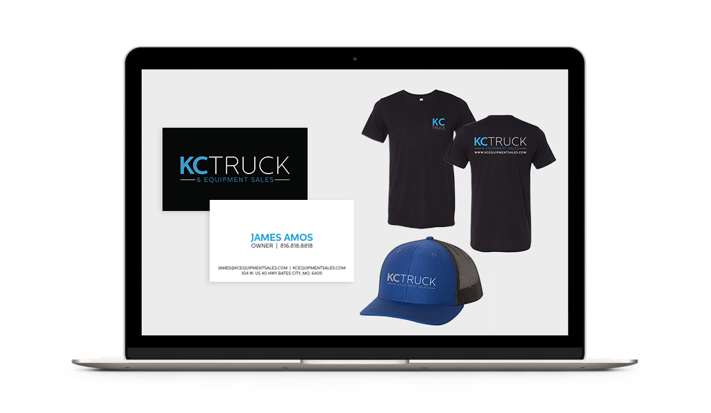 KC Truck and Equipment Sales branding elements